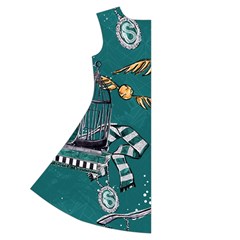 Slytherin Pattern Short Sleeve V Back Left