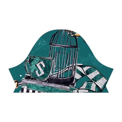 Slytherin Pattern Short Sleeve V Right Sleeve
