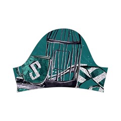 Slytherin Pattern Kids  Short Sleeve Velvet Dress from ArtsNow.com Right Sleeve
