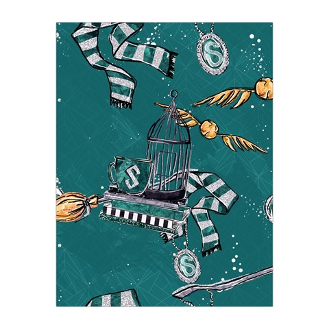 Slytherin Pattern Medium Tapestry from ArtsNow.com Front