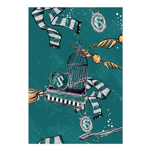 Slytherin Pattern Large Tapestry from ArtsNow.com Front