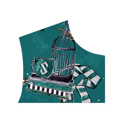 Slytherin Pattern Women s Button Up Vest from ArtsNow.com Top Right
