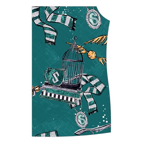 Slytherin Pattern Women s Button Up Vest from ArtsNow.com Front Left