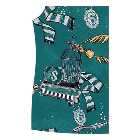 Slytherin Pattern Women s Button Up Vest from ArtsNow.com Front Right