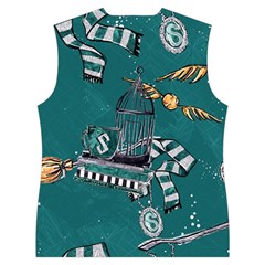 Slytherin Pattern Women s Button Up Vest from ArtsNow.com Back