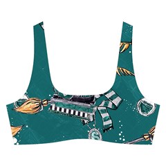 Slytherin Pattern Cross Back Hipster Bikini Set from ArtsNow.com Front