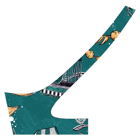 Slytherin Pattern Cross Back Hipster Bikini Set from ArtsNow.com Back Left