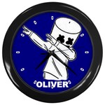 Marshmello Emote Marsh Walk Emote Custom Made 10  Wall Clock Wall Clock (Black) Clone