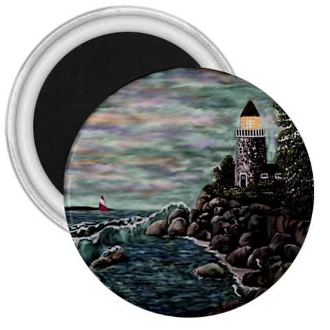 Masons s Point 3  Magnet from ArtsNow.com Front