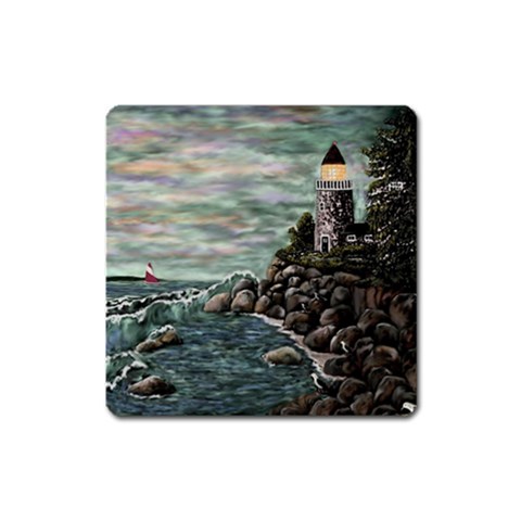 Masons s Point Magnet (Square) from ArtsNow.com Front
