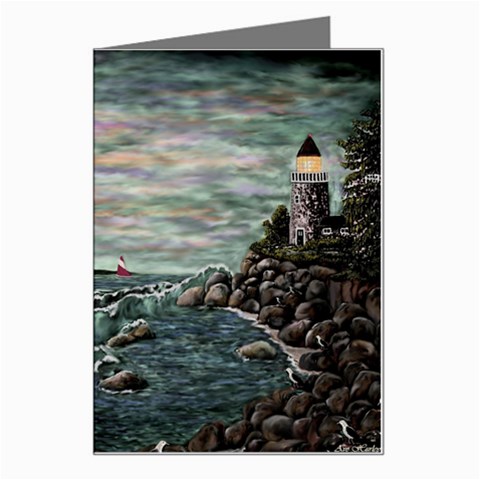 Masons s Point Greeting Card from ArtsNow.com Left