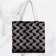 Black Cats On Gray Zipper Grocery Tote Bag from ArtsNow.com Front