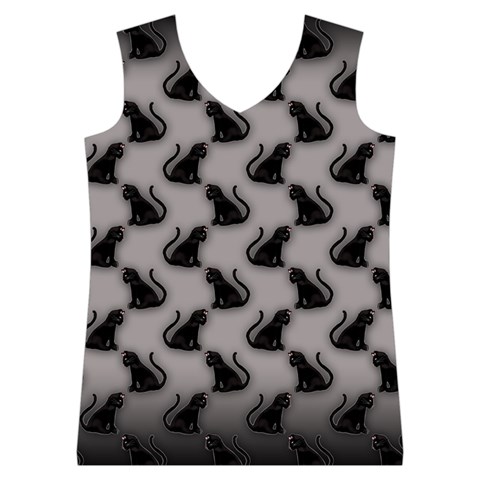 Black Cats On Gray Women s Basketball Tank Top from ArtsNow.com Front