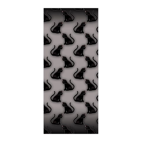 Black Cats On Gray Pleated Skirt from ArtsNow.com Front Pleats