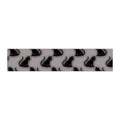 Black Cats On Gray Pleated Skirt from ArtsNow.com Waist Band