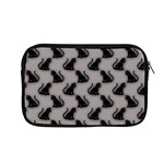 Black Cats On Gray Apple MacBook Pro 13  Zipper Case