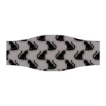 Black Cats On Gray Stretchable Headband