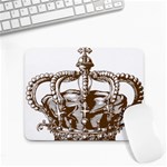 Crown001_brown Small Mousepad