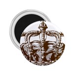 Crown001_brown 2.25  Magnet