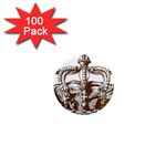 Crown001_brown 1  Mini Magnet (100 pack) 