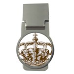 Crown001_brown Money Clip (Round)