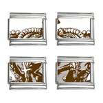 Crown001_brown 9mm Italian Charm (4 pack)