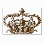 Crown001_brown Postcards 5  x 7  (Pkg of 10)