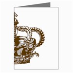 Crown001_brown Greeting Cards (Pkg of 8)