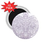 Crown008_purple 2.25  Magnet (10 pack)