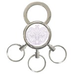 Crown008_purple 3-Ring Key Chain