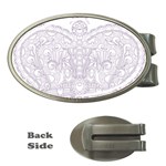 Crown008_purple Money Clip (Oval)