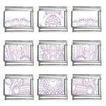 Crown008_purple 9mm Italian Charm (9 pack)