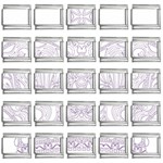 Crown008_purple 9mm Italian Charm (25 pack)