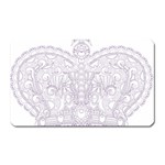 Crown008_purple Magnet (Rectangular)