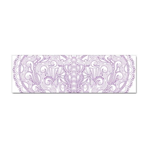 Crown008_purple Sticker Bumper (100 pack) from ArtsNow.com Front