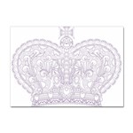 Crown008_purple Sticker A4 (100 pack)