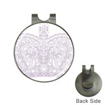 Crown008_purple Golf Ball Marker Hat Clip