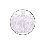 Crown008_purple Hat Clip Ball Marker (4 pack)