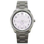 Crown008_purple Sport Metal Watch