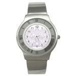 Crown008_purple Stainless Steel Watch