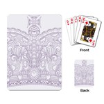 Crown008_purple Playing Cards Single Design