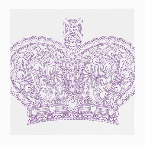 Crown008_purple Glasses Cloth (Medium) from ArtsNow.com Front