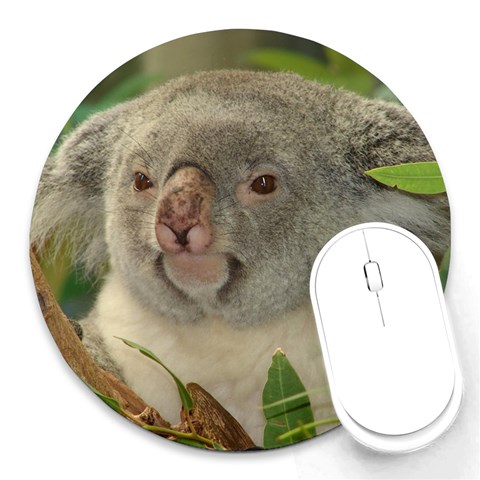 Koala Bear Round Mousepad from ArtsNow.com Front