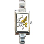 Pegasus Rectangular Italian Charm Watch