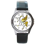 Pegasus Round Metal Watch