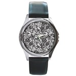 Encaje Round Metal Watch
