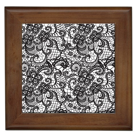 Encaje Framed Tile from ArtsNow.com Front