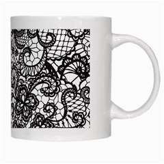 Encaje White Mugs from ArtsNow.com Right