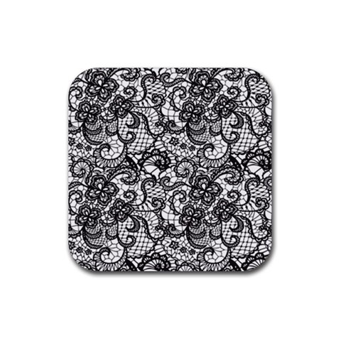 Encaje Rubber Coaster (Square)  from ArtsNow.com Front