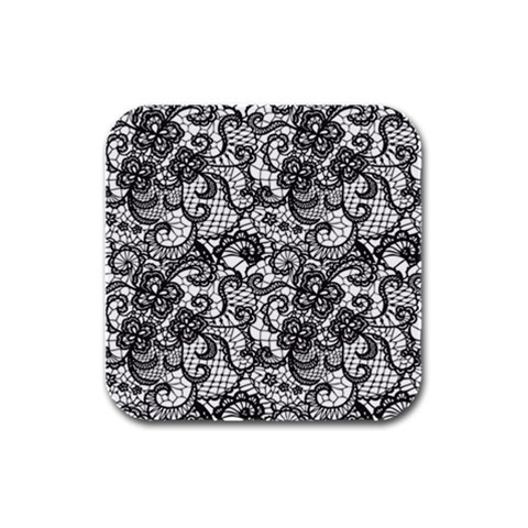 Encaje Rubber Square Coaster (4 pack)  from ArtsNow.com Front